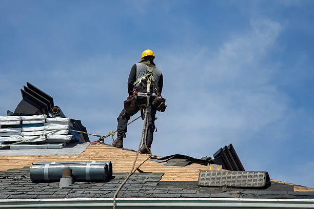 Professional Roof Installation technician working in Afton, WI